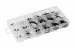 Hoegert 150 stuks externe snapring assortiment 1208962280 - Set van 3