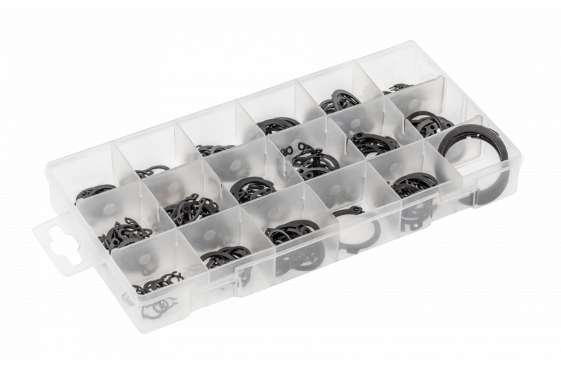 Hoegert Set van binnen- en buitenste borgveren 225 stuks 1208962281 - Set van 2
