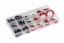 Hoegert 141-delige assortiment van rubberen afdichtringen voor PC 1208962288 - Set van 2