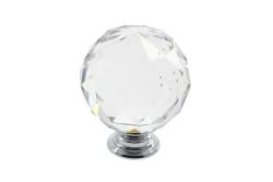Knob Crystal Palace J 30 mm (króm + KRISTÁLY) Ipar 1208962333 - Készlet 7