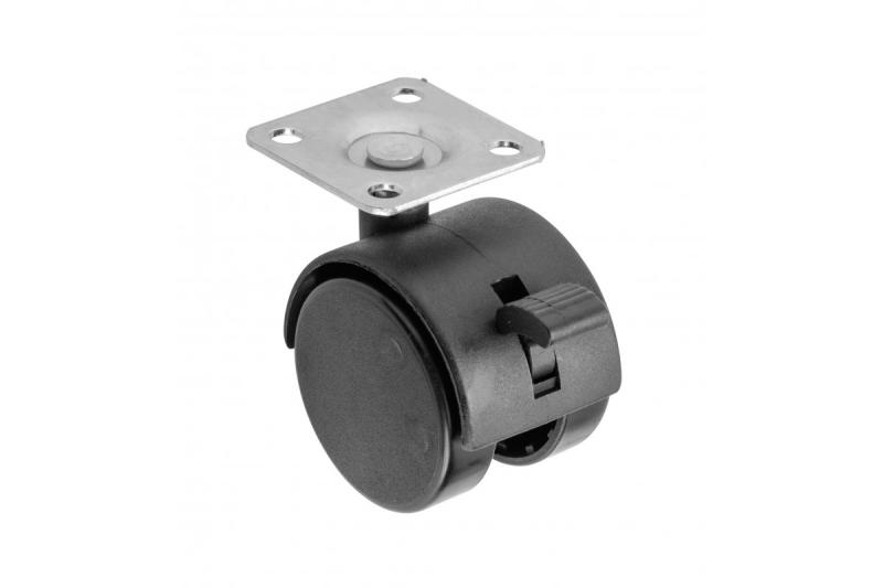 Zwenkwiel met rem KMH-50 mm, kunststof 1208962357 - Set van 25
