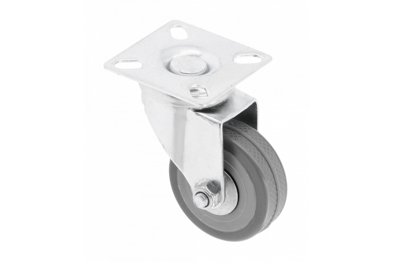 Meubelwiel GREYROLL, 50 mm, grijs, zonder remmen 1208962374 - Set van 10