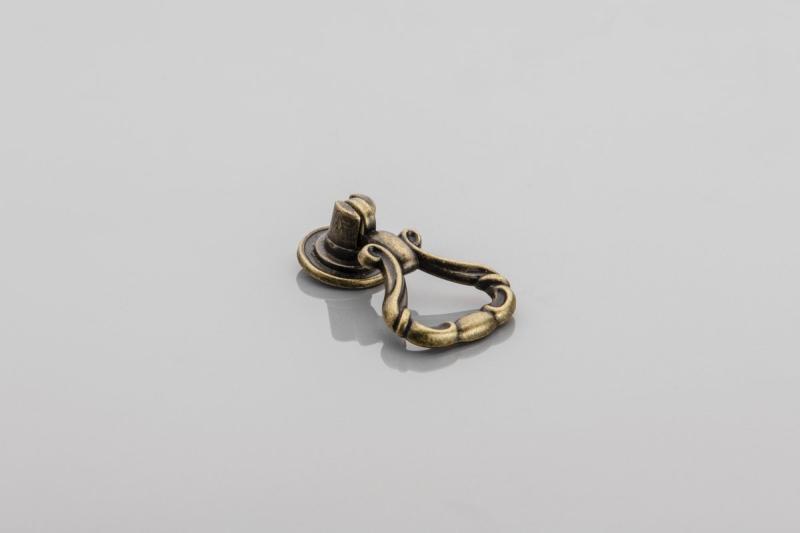 Zamak-knop 1147 antiek messing 1208962449 - Set van 14