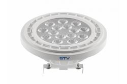 LED-LICHTVOORZIENING, A-G, AR111, 4000K, G53, 12,5 W, DC 12 V, 40°, 1250 lm, wit 1208962614 - Set van 2