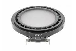 LED-LICHTVOORZIENING, A-G, AR111, 3000K, G53, 12,5W, DC12V, 120°, 1100 lm, zwart 1208962618 - Set van 2