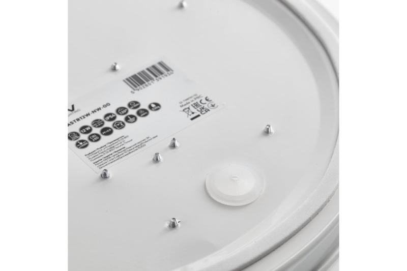 Plafondlamp ASTRA LED, Ø255 mm, 4000 K, 12 W, 960 lm, AC 220-240 V, 50/60 Hz, PF > 0,5, IP54, 3 jaar 1208962633 - Set van 2