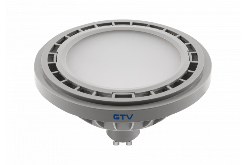 LED-LAMP, A-G, ES111, 4000K, GU10, 12,5 W, AC 220-240 V, 120°, 1250 lm, 109 mA, grijs 1208962746 - Set van 3
