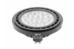 LED-LAMP, A-G, ES111, 4000K, GU10, 12,5 W, AC 220-240 V, 40°, 1250 lm, 109 mA, zwart 1208962748 - Set van 2