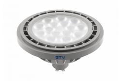 LED-LAMP, A-G, ES111, 4000K, GU10, 12,5 W, AC 220-240 V, 40°, 1250 lm, 109 mA, grijs 1208962749 - Set van 2