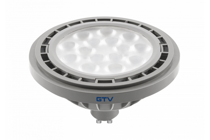LED-LAMP, A-G, ES111, 4000K, GU10, 12,5 W, AC 220-240 V, 40°, 1250 lm, 109 mA, grijs 1208962749 - Set van 2