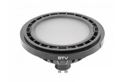 LED-LAMP, A-G, ES111, 3000K, GU10, 12,5W, AC220-240V, 120°, 1100 lm, 109 mA, zwart 1208962752 - Set van 3