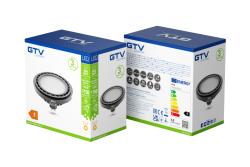 LED-LAMP, A-G, ES111, 3000K, GU10, 12,5W, AC220-240V, 120°, 1100 lm, 109 mA, zwart 1208962752 - Set van 3