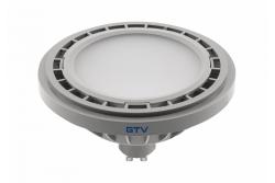 LED-LAMP, A-G, ES111, 3000K, GU10, 12,5W, AC220-240V, 120°, 1100 lm, 109 mA, grijs 1208962753 - Set van 2