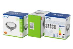 LED-LAMP, A-G, ES111, 3000K, GU10, 12,5W, AC220-240V, 40°, 1100 lm, 109 mA, grijs 1208962756 - Set van 2
