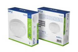 LED KODO-OK lamp, 8W, 720lm, AC175-260V, 50/60 Hz, PF>0.5, Ra≥80, IP54, IK08, 4000K, round, white
