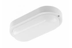 Lampe LED KODO-OV, 8 W, 720 lm, 175-260 V CA, 50/60 Hz, PF > 0,5, Ra ≥ 80, IP54, IK08, 4 000 K, ovale, blanche 1208962889 - Lot de 3