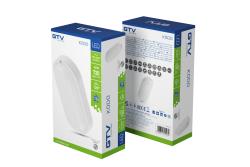 LED KODO-OV lamp, 8W, 720lm, AC175-260V, 50/60 Hz, PF>0.5, Ra≥80, IP54, IK08, 4000K, oval, white