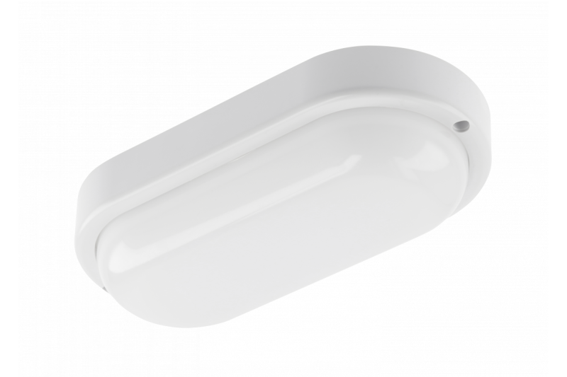 LED KODO-OV-lamp, 12 W, 1080 lm, AC 175–260 V, 50/60 Hz, PF > 0,5, Ra ≥ 80, IP54, IK08, 4000 K, ovaal, wit 1208962891 - Set van 2