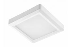 LOUIS LED-inbouwspot, IP54, 12 W, 960 lm, AC 176–264 V, 50/60 Hz, 120°, 4000 K, opbouwmontage, vierkant 1208962920 - Set van 2