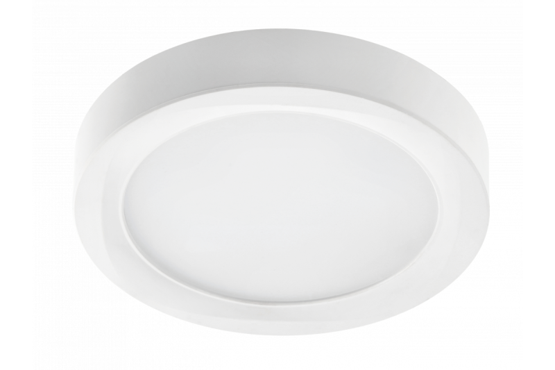 LOUIS LED-inbouwspot, IP54, 12 W, 960 lm, AC 176–264 V, 50/60 Hz, 120°, 4000 K, opbouwmontage, rond 1208962923 - Set van 2
