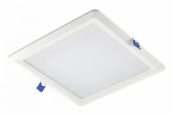 LOUIS LED-inbouwspot, IP54, 3 W, 240 lm, AC 176–264 V, 50/60 Hz, 120°, 4000 K, inbouw, vierkant 1208962925 - Set van 4