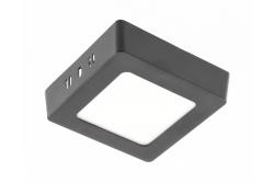 MATIS PLUS LED-armatuur, downlight, 7 W, zwart, 3000 K, 560 lm, AC 220-240 V, opbouwmontage, IP20, 120°, 1208962948 - Set van 2