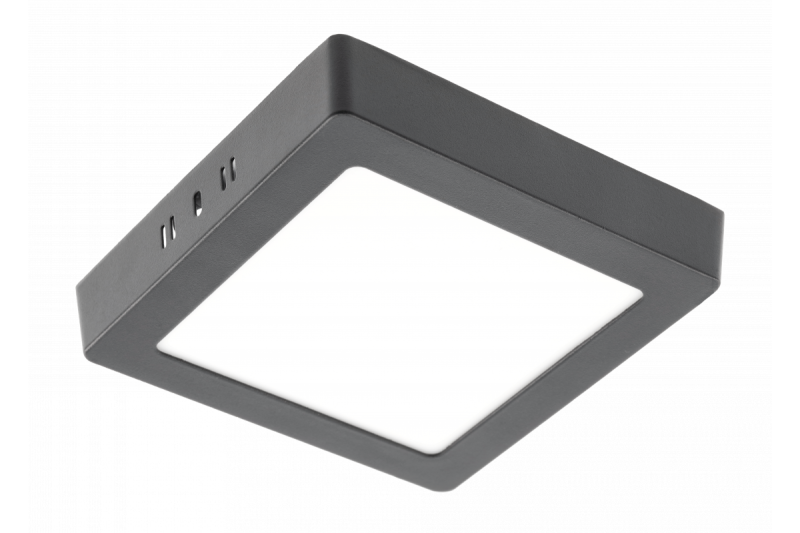 MATIS PLUS LED-armatuur, downlight, 13 W, zwart, 4000 K, 1020 lm, AC 220-240 V, opbouwmontage, IP20, 120°, 1208962954 - Set van 2