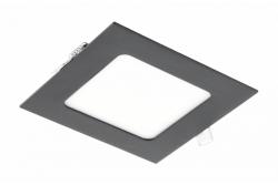 LED MATIS PLUS, inbouwspot, 7 W, zwart, 4000 K, 560 lm, AC 220-240 V, inbouw, IP20, 120°, 1208962971 - Set van 2