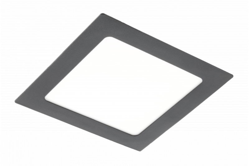 MATIS PLUS LED-armatuur, downlight, 13 W, zwart, 4000 K, 1020 lm, AC 220-240 V, inbouw, IP20, 120°, 1208962977 - Set van 2