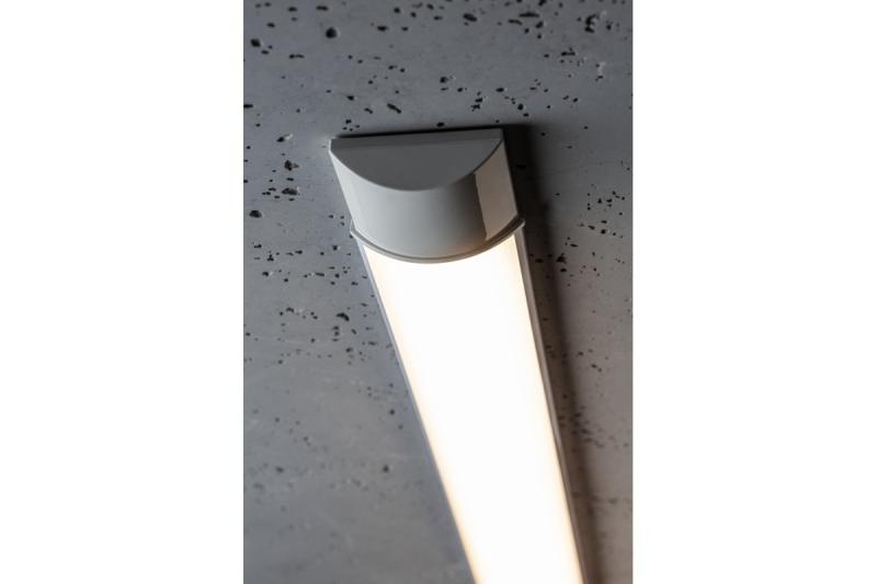 Lineaire LED-armatuur ASPEN, 20 W, 1800 lm, AC 220–240 V, 50/60 Hz, PF > 0,5, RA > 80, IP40, 120°, 4000 K (plafondmontage), witte behuizing 1208963019 - Set van 2