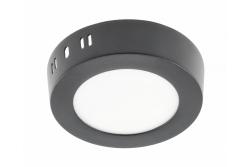 LED-armatuur ORIS PLUS, downlight, 7 W, zwart, 3000 K, 560 lm, AC 220-240 V, opbouwmontage, IP20, 120°, 1208963041 - Set van 2