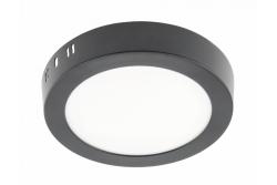 LED-armatuur ORIS PLUS, downlight, 13 W, zwart, 4000 K, 1020 lm, AC 220-240 V, opbouwmontage, IP20, 120°, 1208963047 - Set van 2