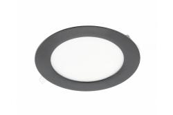 LED-armatuur ORIS PLUS, downlight, 7 W, zwart, 3000 K, 560 lm, AC 220-240 V, inbouw, IP20, 120°, 1208963061 - Set van 2