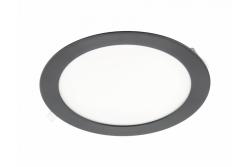 LED-armatuur ORIS PLUS, downlight, 13 W, zwart, 3000 K, 1020 lm, AC 220-240 V, inbouw, IP20, 120°, 1208963068 - Set van 2