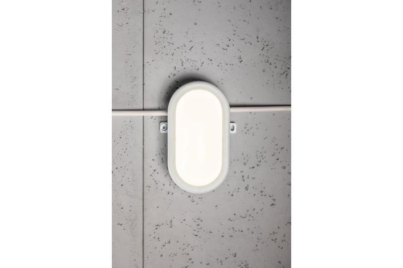 LED-kanaalarmatuur OVALIO, 5 W, 500 lm, AC 175–265 V, 50/60 Hz, PF > 0,5, RA > 80, IP54, wit 1208963087 - Set van 2