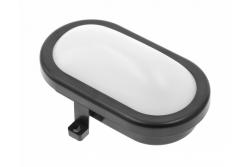 Luminaire à LED à canal OVALIO, 5 W, 500 lm, 175-265 V CA, 50/60 Hz, PF > 0,5, RA > 80, IP54, noir 1208963088 - Lot de 2