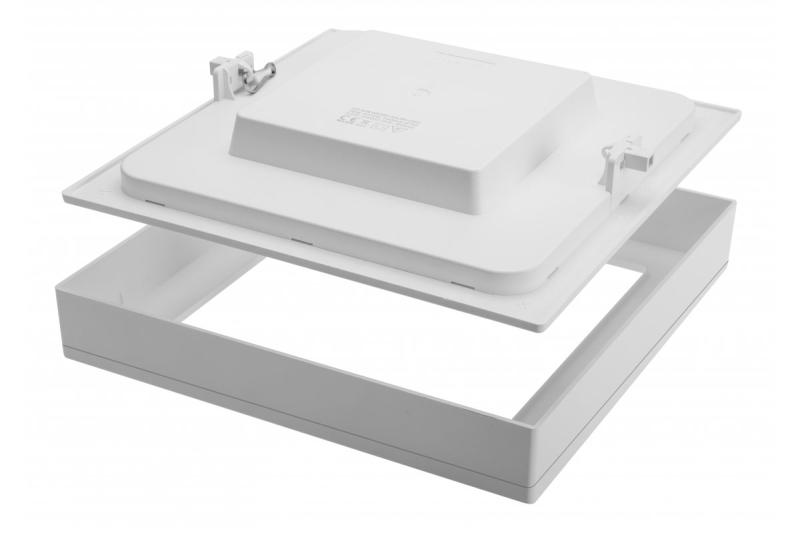 SAMBA LED-lamp, 7 W, 500 lm, AC 175–250 V, 50/60 Hz, PF > 0,5, RA > 80, IP40, 120°, 4000 K, vierkant, 2-in-1 1208963148 - Set van 2