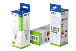 LED-LICHTVOORZIENING, KERAMISCH, A-G, C37, 3000K, E14, 10,0 W, AC 180-250 V, 160°, 1000 lm, 80 mA 1208963154 - Set van 3