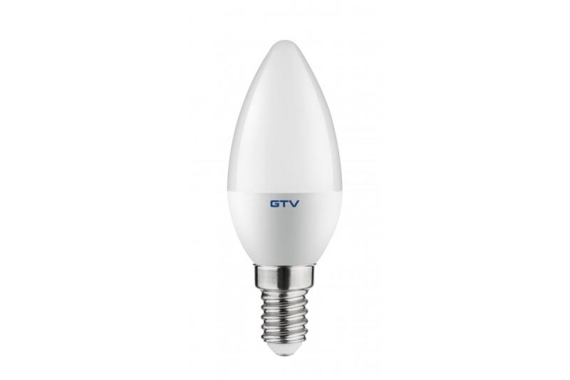 LED-lamp, C30, SMD 2835, warm wit, E14, 6 W, AC 220-240 V, lichtbundelhoek 160°, 470 lm, 52 mA 1208963156 - Set van 10