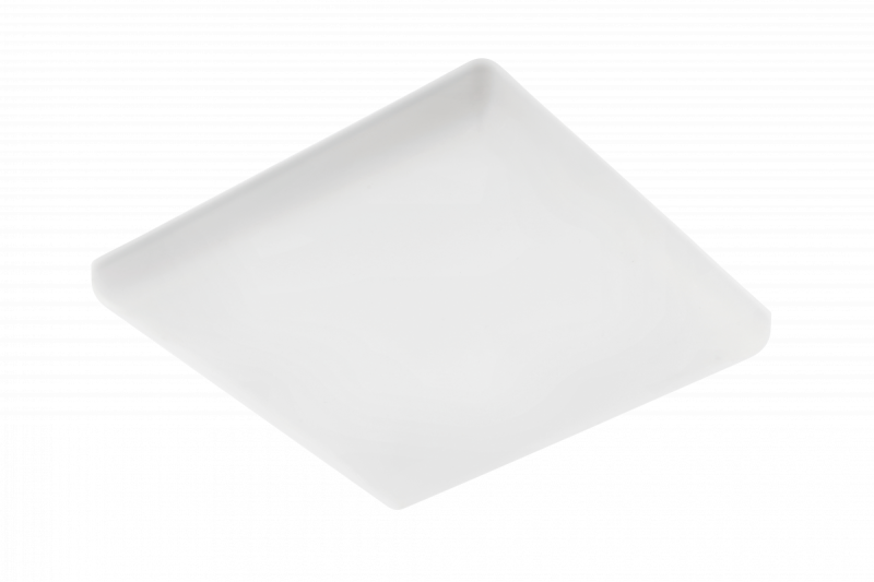 SORA LED-inbouwspot, IP54, 12 W, 1200 lm, AC 220-240 V, 50/60 Hz, 120°, 4000 K, inbouw, vierkant 1208963169 - Set van 2