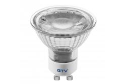 LED-lamp 5 W, GU10, SMD 2835, neutraal wit, AC 220-240 V, glas, stralingshoek 38°, 400 lm, 43 mA 1208963189 - Set van 4