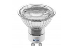 LED-lamp 5 W, GU10, SMD 2835, koelwit, AC 220-240 V, glas, stralingshoek 38°, 400 lm, 43 mA 1208963190 - Set van 4