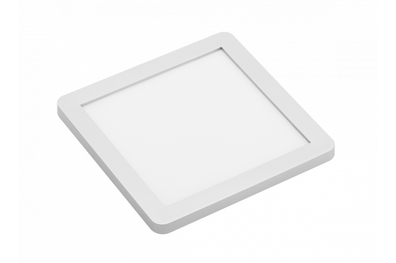 LED-paneelarmatuur VEGAS 3W 100x100, aluminium, neutraal wit, mini-amp-kabel 2 m 1208963230 - Set van 2