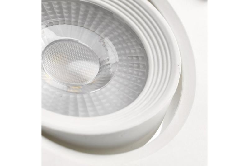 LED-armatuur VOLARE, downlight-type, 5 W, 400 lm, AC 175-250 V, 50/60 Hz, PF > 0,5, RA > 80, IP20, 38°, 4000 K 1208963243 - Set van 3