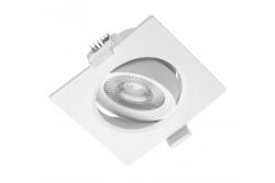 VOLARE LED-armatuur, vierkant, downlight, CCT, 7 W, 630 lm, AC 220-240 V, PF > 0,5, RA > 80, IP20, 38°, 1208963244 - Set van 2