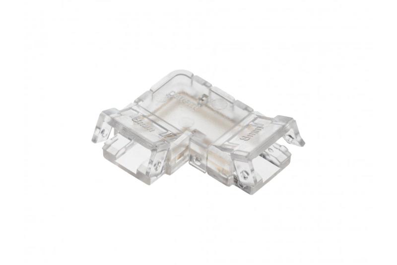 Doorzichtige connector voor COB-tapes van 8 mm, onder een hoek van 90°, 1208963301 - Set van 7