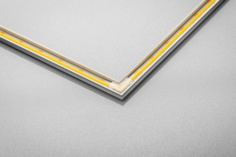 Doorzichtige connector voor COB-tapes van 8 mm, onder een hoek van 90°, 1208963301 - Set van 7