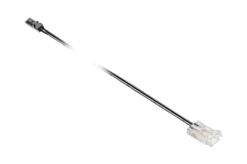 Doorzichtige connectoren voor 8 mm COB-tapes met 2 m kabel en mini-amp-stekker 1208963309 - Set van 6