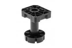 Láb ML heavy duty 500 kg h 125-195mm műanyag fekete ÚJ 1208963615 - Készlet 8