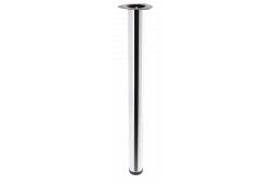 Kerek króm asztalláb 71cm magas, 2cm-re állítható, láb átmérője 6cm 1208963629 - Készlet 2